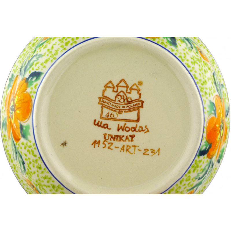 Polish Pottery Stoneware 19 oz Salad Bowl