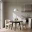 Sean Lavin Torian 1 Light Kitchen Pendant With Milk Clear Glass Mix Shade-1024379247
