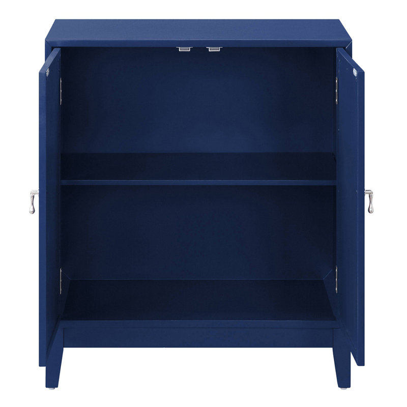 Console bleue à 2 portes