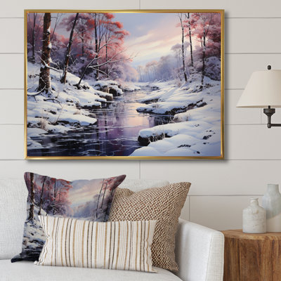 «Winter Reverie Landscape III - Landscape», impressions d'art mural