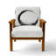 Chaise rembourrée Abstract-344888895