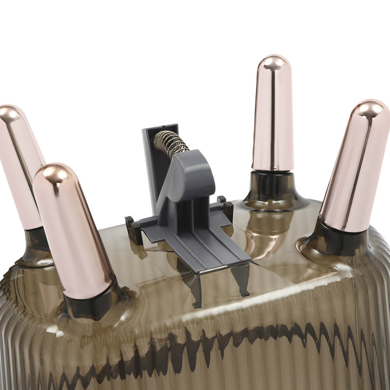 Distributeur de nourriture pour céréales Devari, Gris fumée / or rose