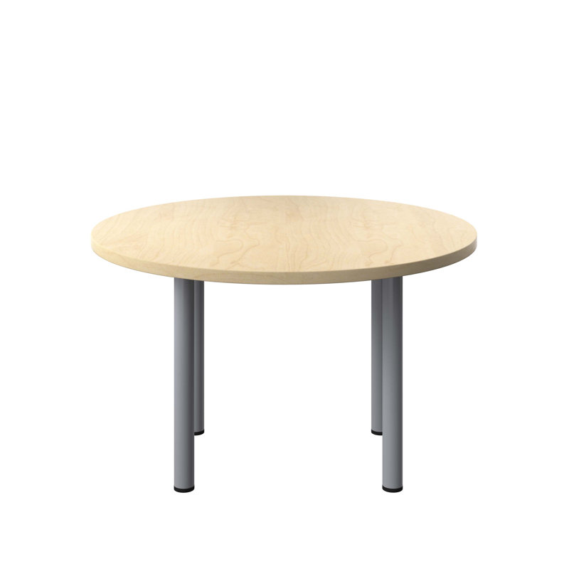 Bouton Circle Conference Table, Beech, H73 x W100 x D100cm