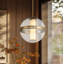 Luminaire suspendu large Brayden Studio® Gokul au fini laiton céleste-1991558370-1991558368