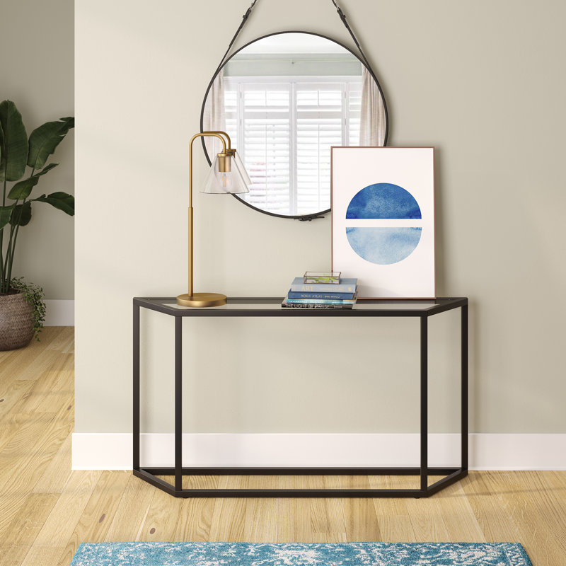 Lampe de table arquée 27 po Henderson, Clair, Doré