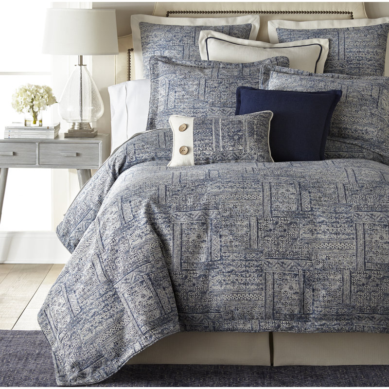 Geometric Shapes Duvet Cover, Queen Duvet Cover + 2 Shams