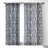 Holli Zollinger Bogo Denim Mudcloth Light 1pc Blackout Window Curtain Panel-218473452