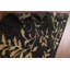 Tapis abstrait noir 5 x 7