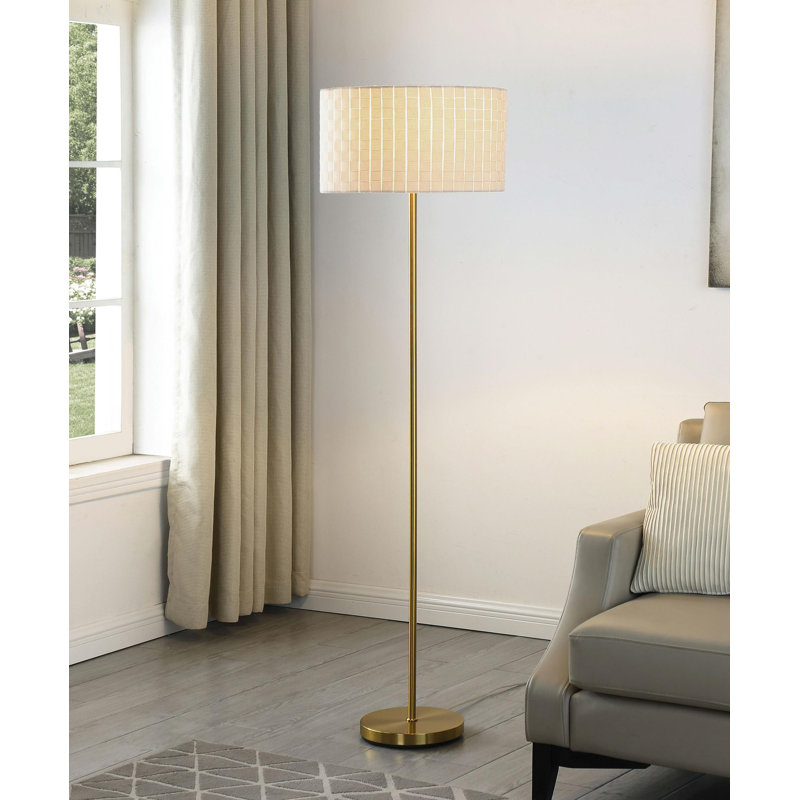 Lampe sur pied en métal 66 po
