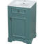 Meuble-lavabo de 20 pouces, salles de bain compactes, lignes modernes, tablette réglable, lavabo en céramique à optimisation de rangement en U avec protection contre le débordement, charnières à fermeture en douceur, rangement flexible, petites salles de bain-71953847