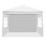 3x3m Open-Sided Party Tent – Waterproof PE Canopy, Threaded Steel Frame for Garden BBQ Market Shade-130078808