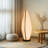 Modern Fabric Banana Floor Lamp, Minimalist Living Room & Bedroom Accent Light