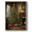 «Christmas Holiday Art», reproduction encadrée en bois massif-1711550934