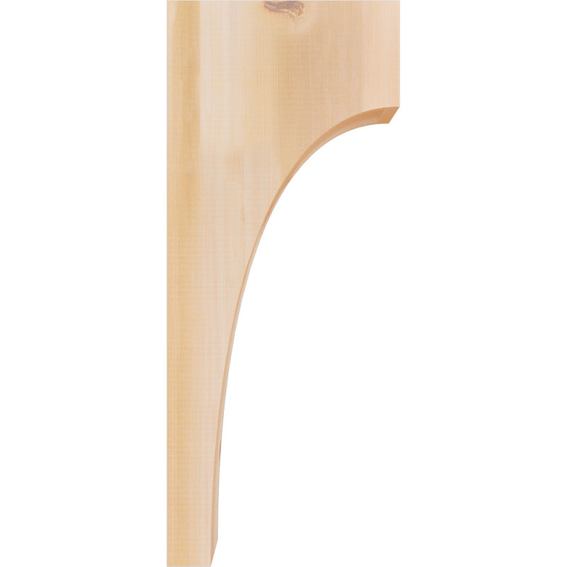 Huntington Corbel, H 28 po x l 3,5 po x P 12 po, Lisse, Cèdre rouge