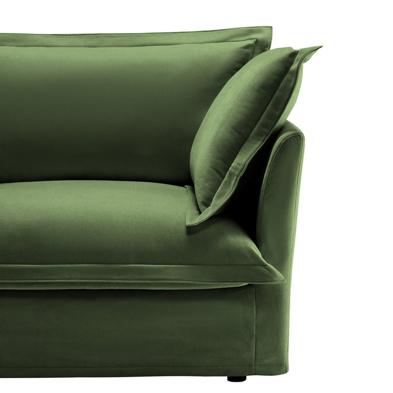 Canapé 2 places avec housse convertible et housse, chenille, siège confortable, housse élégante à 2 places d'aspect élégant, design spacieux