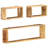 McMillan 3 Piece Floating Shelf Set