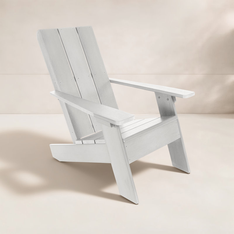Byrnes Outdoor Adirondack Chair, Harbor Gray