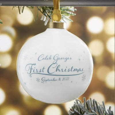 3.5'' Porcelain Ball Ornament
