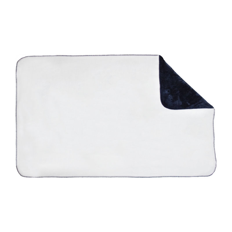  Jeté en microfibre Alpine Lap, Marine