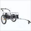 Remorque de cargaison de vélo robuste 3 en 1 - pneus usés améliorés, capacité de 150 lb, structure en acier, poussette convertible et chariot à tirer