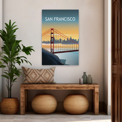 San Francisco II - aventure, architecture bleue, art bleu