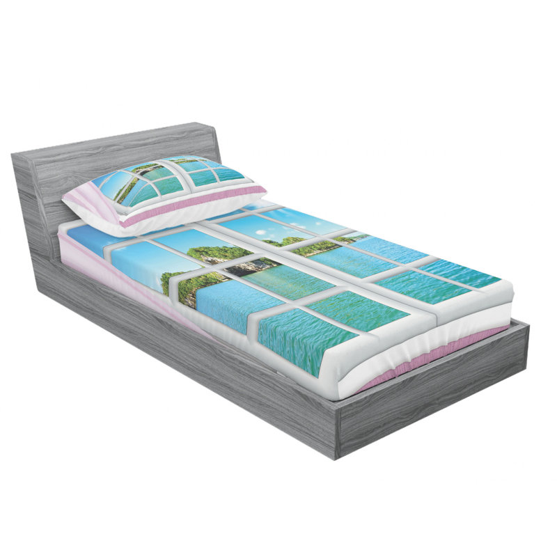 Microfiber Sheet Set, Twin XL Sheet Set with Fitted Sheet