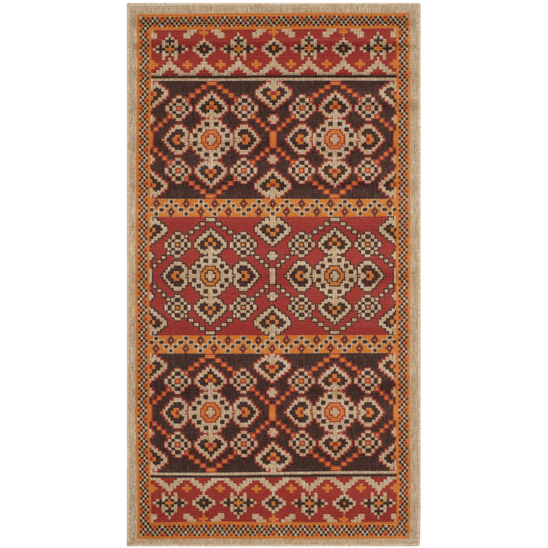 Northpoint Performance Southwestern Indoor/Outdoor Area Rug, Rectangle 2' x 3'7"
