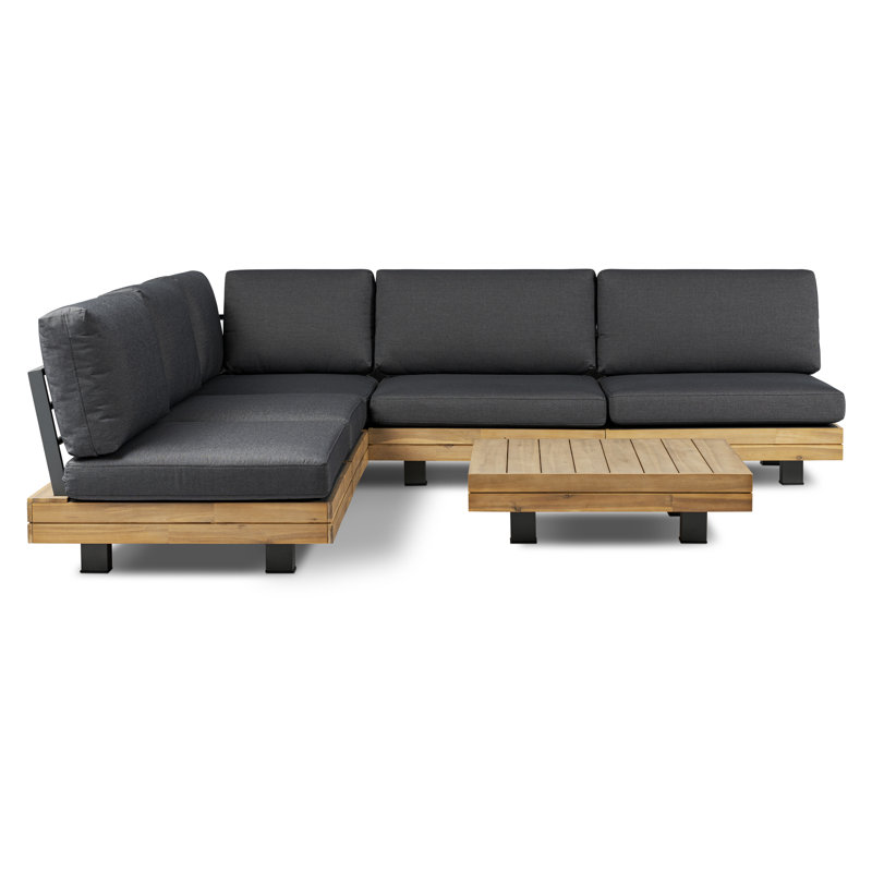 Ensemble de conversation modulaire avec coussins 2 pièces Veridian
