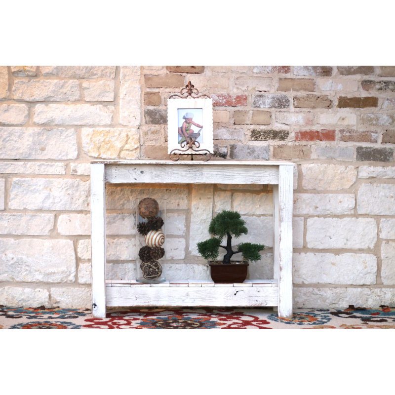 Biggs Solid Wood Console Table, 28" H x 36" W x 8" D, Natural