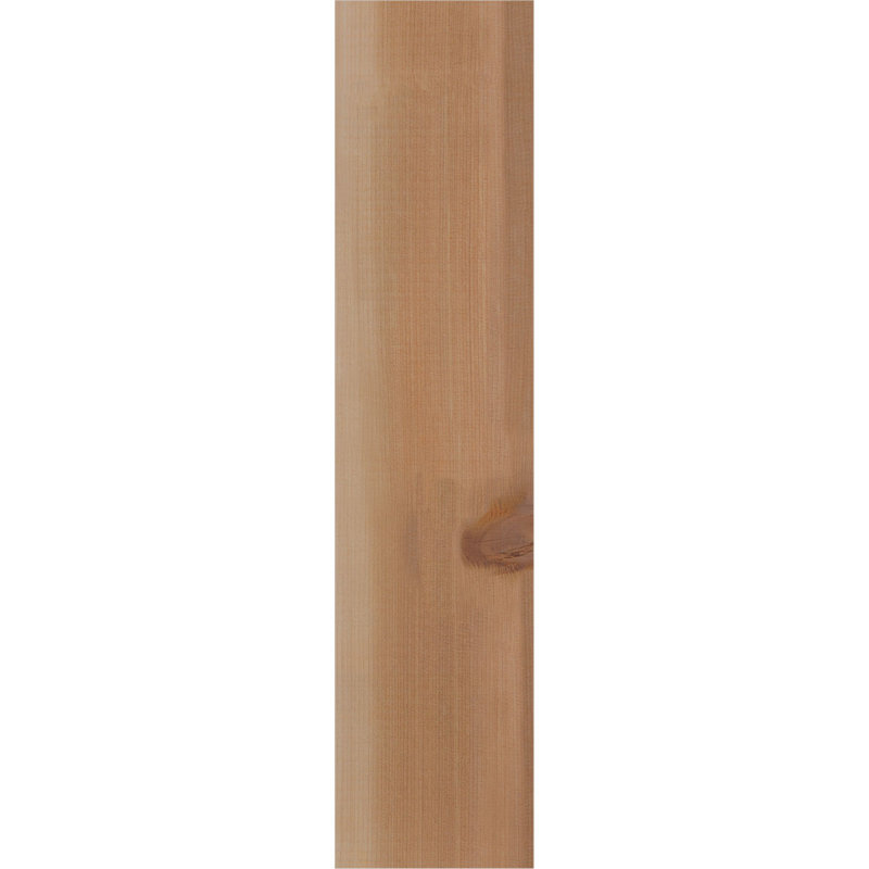 Corbeille alpine lisse l 5 5 po x P 8 po x H 24 po, H 24 po x l 5,5 po x P 8 po, Lisse, Cèdre rouge