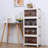 Closet Organizers, Storage Box with Lids 4-Layer,Stackable Storage Bins with Wheels