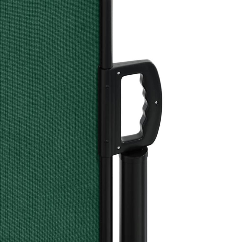 Retractable Side Awning, 117cm H x 300cm W, Dark Green