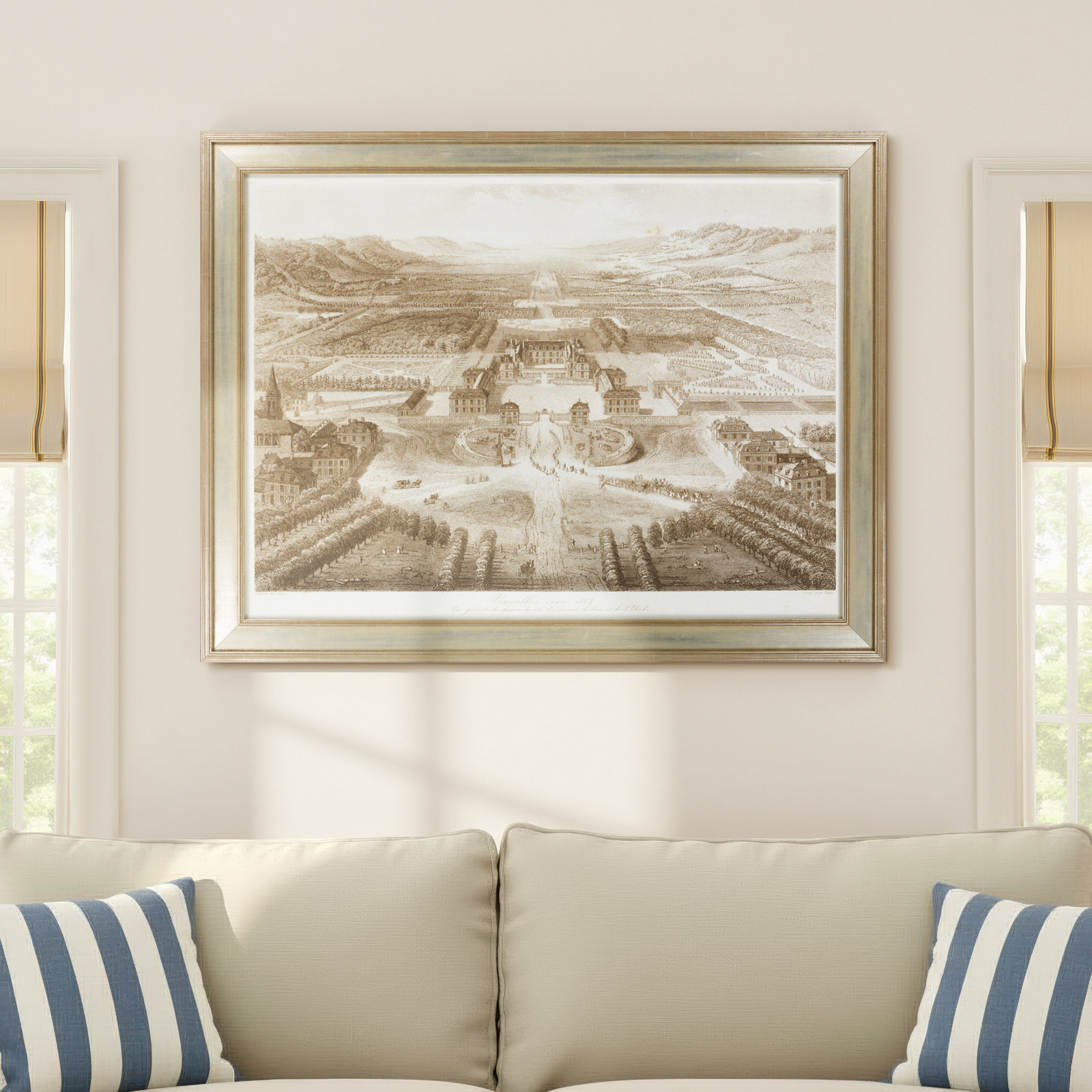 Bird's Eye View of Versailles Wall Art