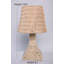 Lampe de table en rotin à intensité variable 15 pouces Pedri