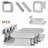 Non-Slip Bed Sheet Corner Holders Set of 4, Universal Fit for All Sheet Sizes, Gray-121931868