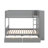Full Over Full Bunk Bed With Drawers And Cabinet-837360682
