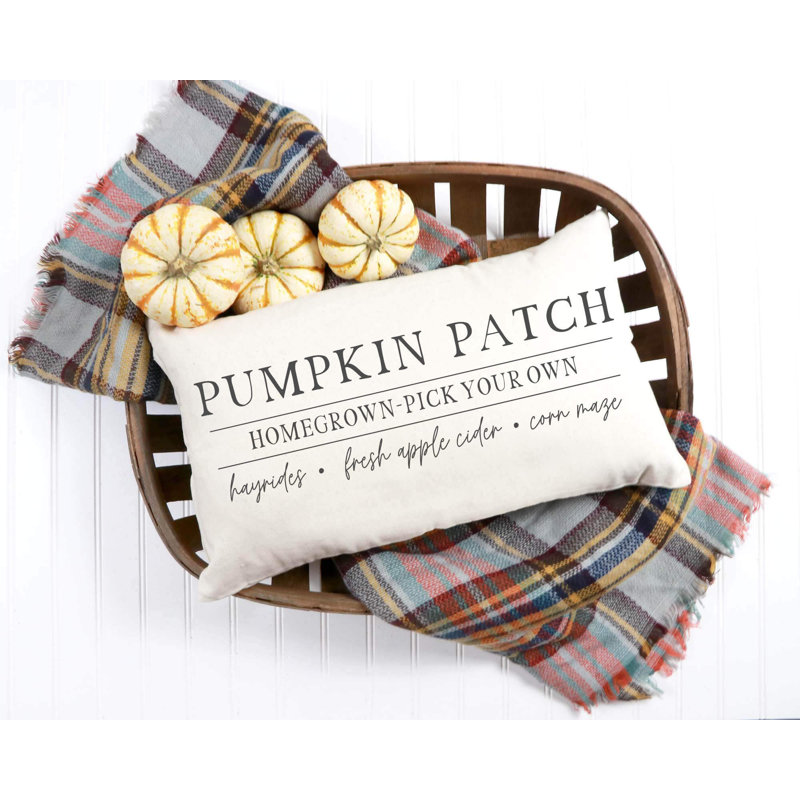  Pumpkin Patch Cotton Pillow Cover