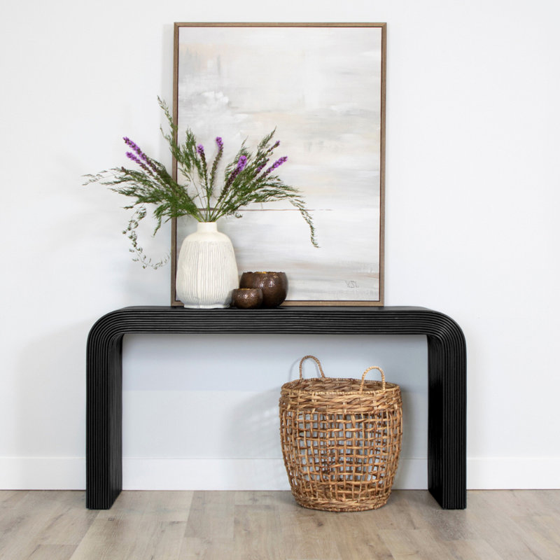 Bahia 60'' W Console Table, Black