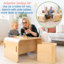 Ensemble 3 pièces ECR4Kids Premium Bentwood