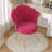 Back Velvet Accent Chair with Gold Legs, 18.5" Wide Upholstered Armchair with Padded Seat & Back – Modern Comfy Vanity Chair for Bedroom, Living Room, Makeup Room, Small Spaces-1729597700