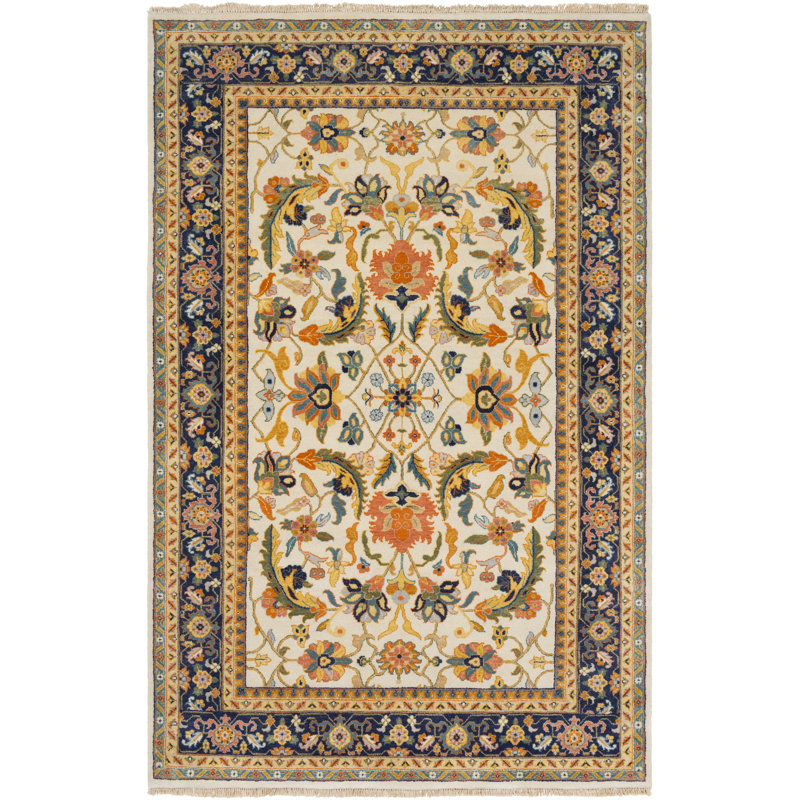 Ryals Wool Oriental Indoor Rug, Rectangle 2' x 3'