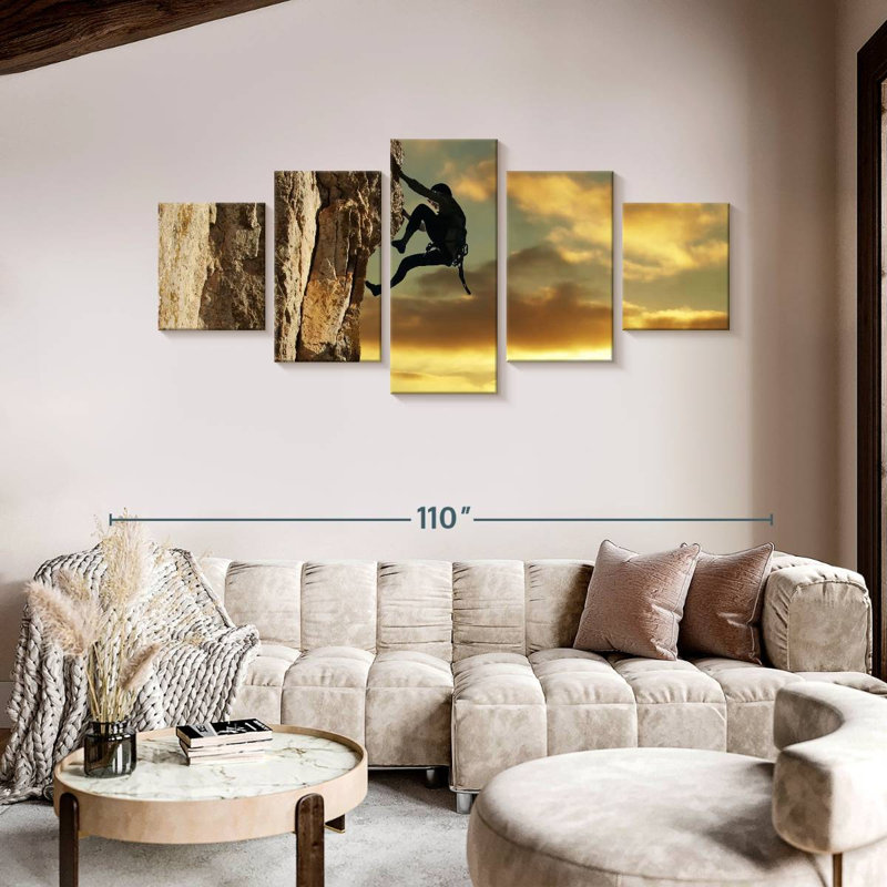 Climbing, 42" H x 92" W