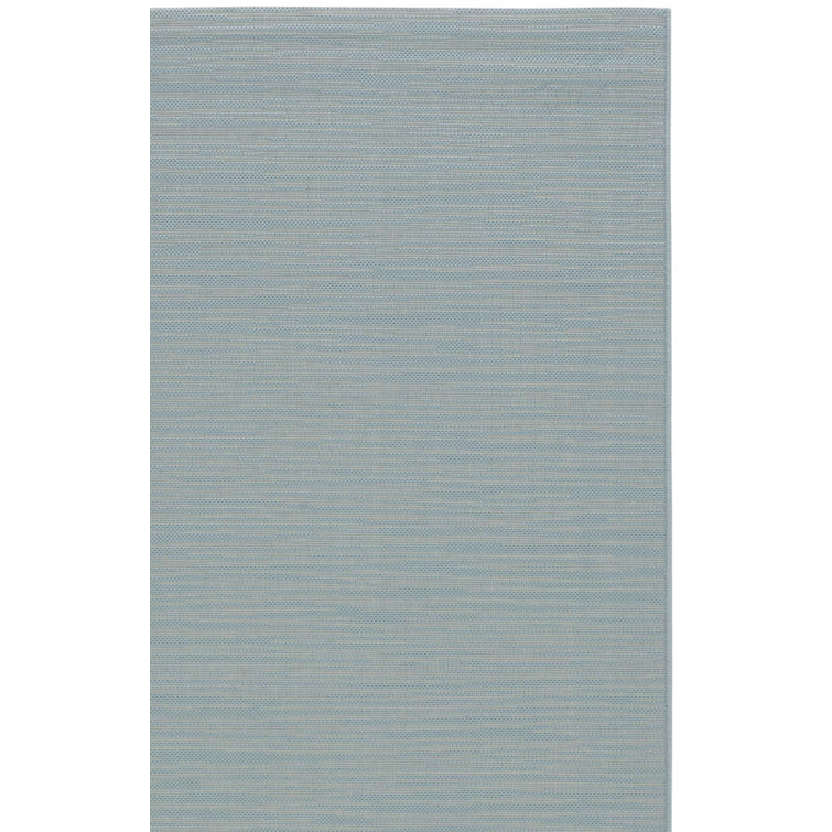 Arneshia Machine Made Power Loom Polypropylene Indoor / Outdoor Area Indoor/Outdoor Area Rug in Aqua Cream