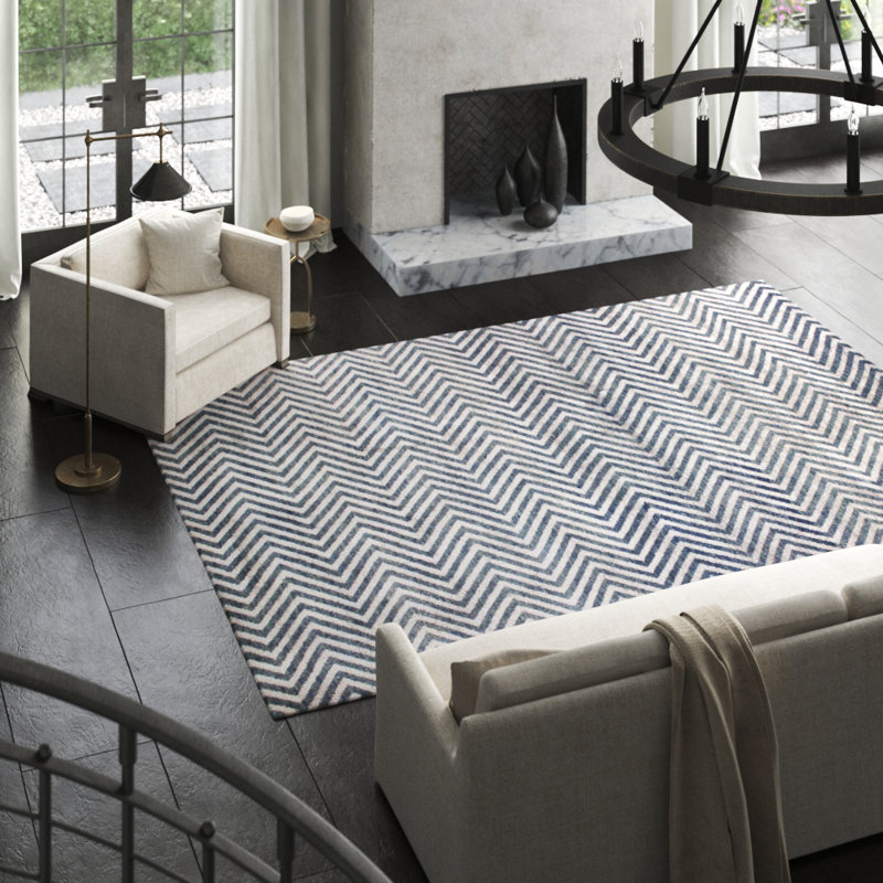 Zigzag One-of-a-Kind 8'9" X 11'10" Area Rug