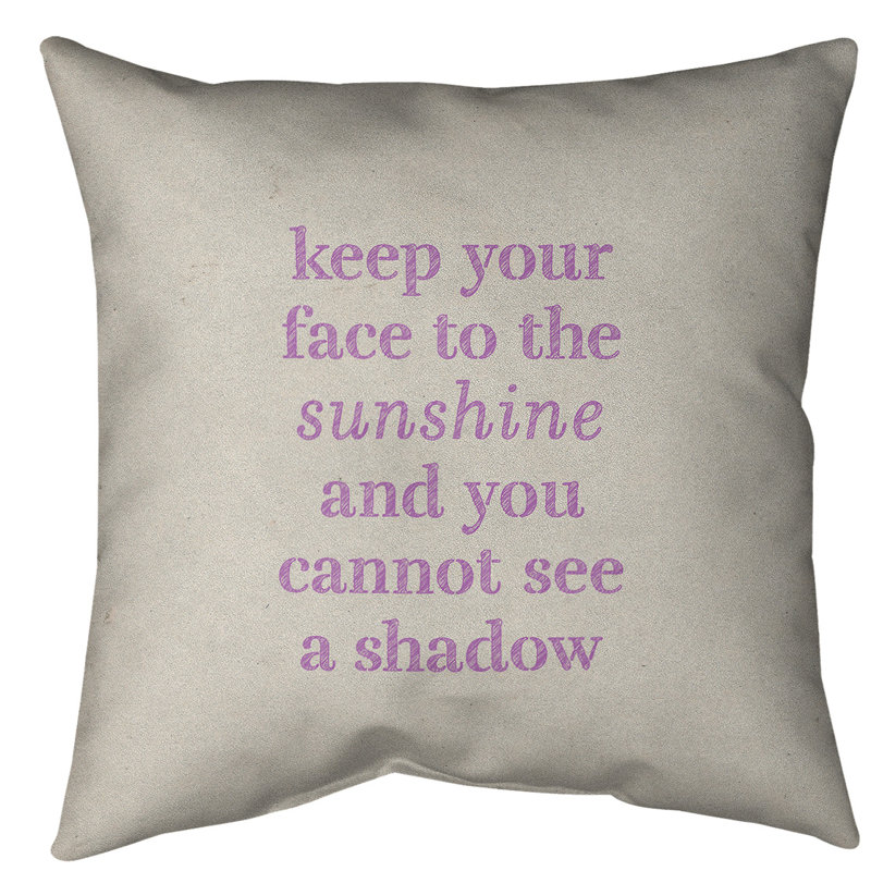 Coussin de sol, 36 po x 36 po, Blanc / violet