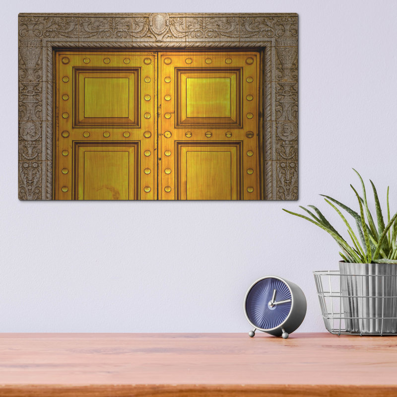 «State National Golden Doors» par Mark A Paulda, H 12 po x l 16 po
