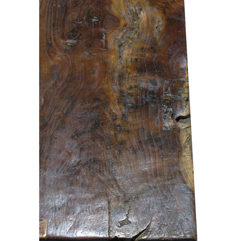 Dual-Drawer Coffer Cabinet with Carved Sides