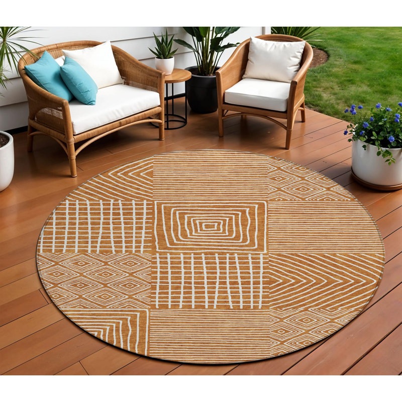 Tapis rond 8 po