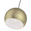 Luminaire suspendu en laiton antique 1 lumière