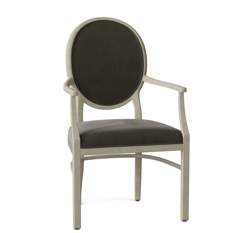 Chaise avec accoudoirs Hugh Louis, Gris-vert 9953, Montego Bay